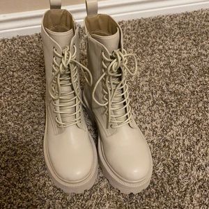 Misguided cream boots